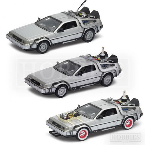 Future Delorean 1:24 Model Car BTTF 