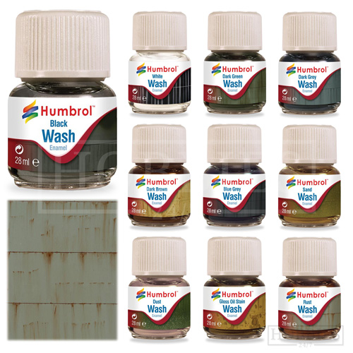 Humbrol Enamel Wash Model Paints Weathering Pigment Oil Grime Dirt