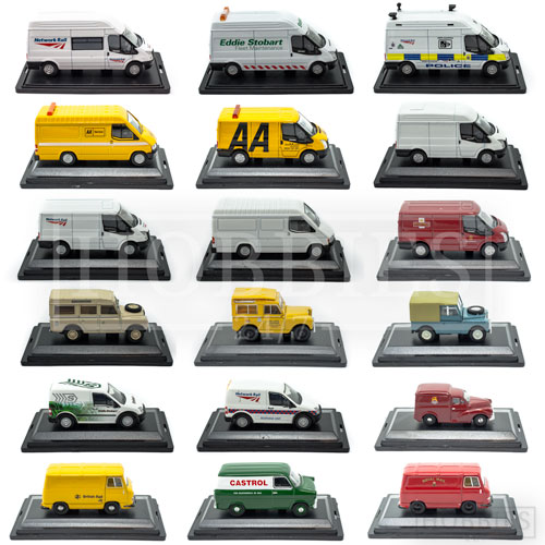 Oxford Diecast Vans 176 00 Maßstab Commercial Ford Transit Land Rover