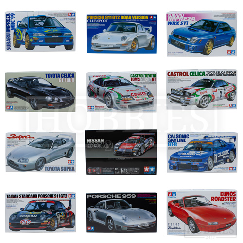 Tamiya 1/24 Scale Model Car Kits Mazda Porsche Nissan Toyota