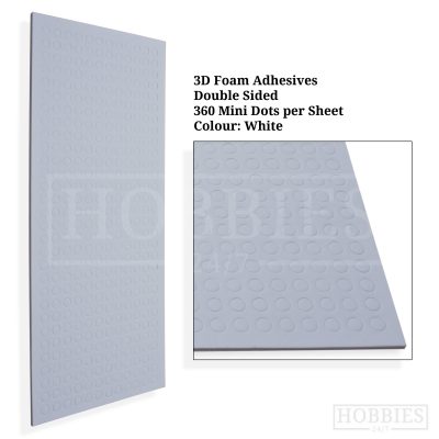Double Sided 3D Foam Pads - 360 Small Dots
