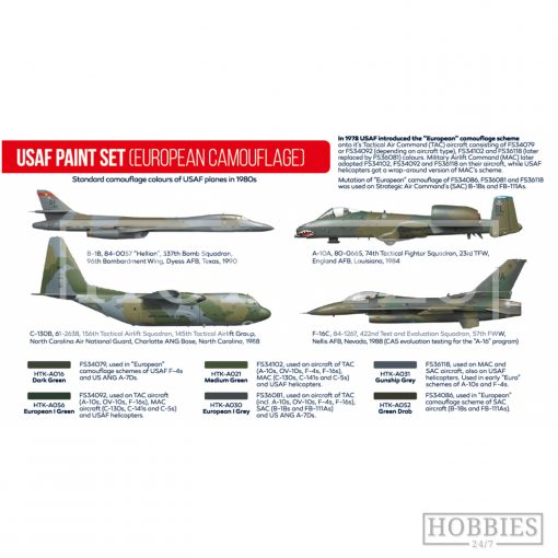 USAF European Hataka Modern Aviation Paint Set Picture 2