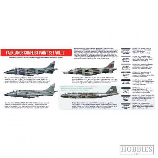 Falklands Vol.2 RAF Hataka Modern Aviation Paint Set Picture 2