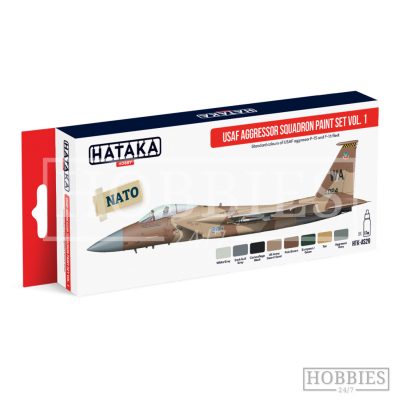 USAF Aggressor Squadron Vol.1 Hataka Modern Aviation Paint Set