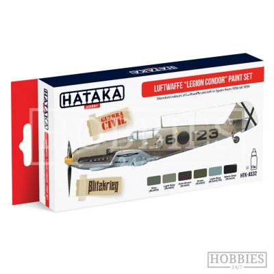 Hataka Legion Condor Luftwaffe WWII Paint Set