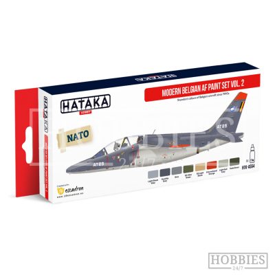 Modern Belgian Air Force Vol.2 Hataka Modern Aviation Paint Set
