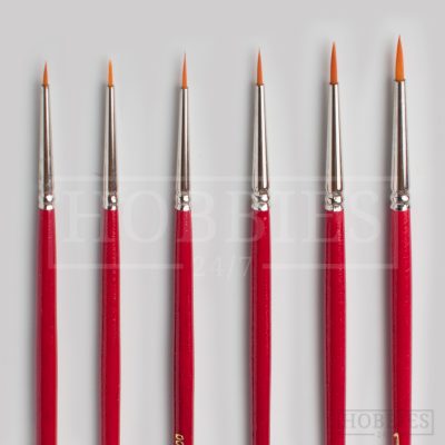 Javis Golden Nylon Paint Brushes Singles and 3 Pack Sets