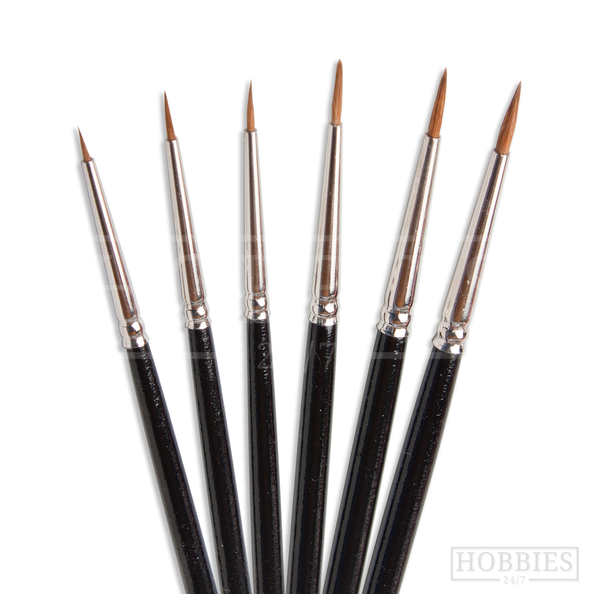Javis Pure Sable Top Quality Paint Brushes 2 x 5/0 Size 2nd Class Post ONLY 
