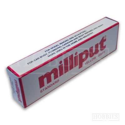 Milliput Two Part Epoxy Putty - Standard Yellow / Grey