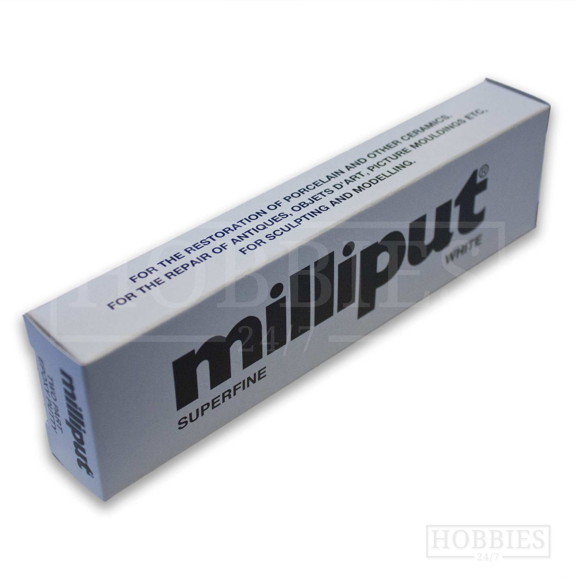 MILLIPUT SUPERFINE WHITE ADHESIVE 2 TWO PART EPOXY PUTTY MODEL FILLER MOULD