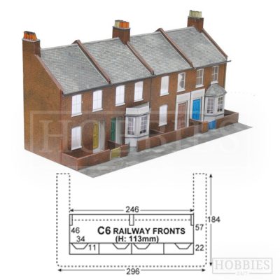 C6 Redbrick Terraced Fronts Superquick Card Kit