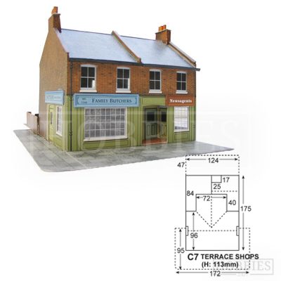 C7 Redbrick Terrace Corner Superquick Card Kit