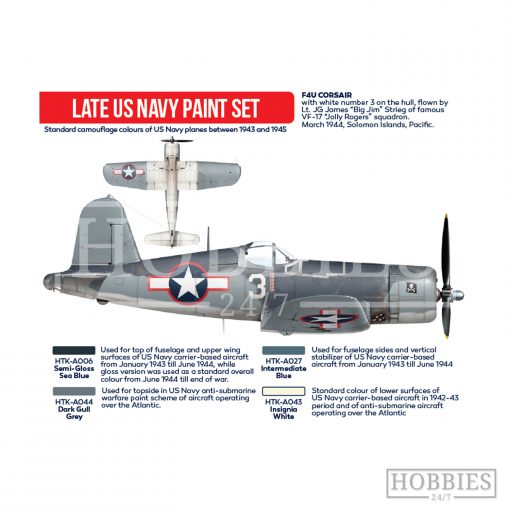 Hataka Late US Navy WWII Paint Set Picture 2