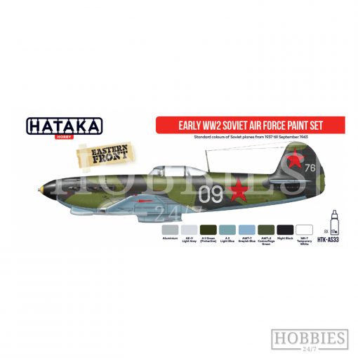Hataka WW2 Soviet Air Force Early WWII Paint Set Picture 3