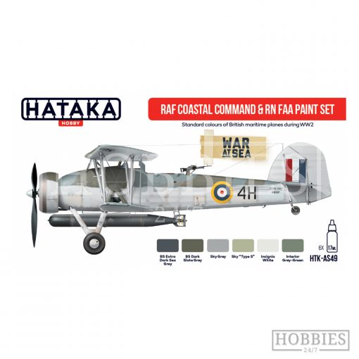 Hataka RAF Coastal Command Rn Faa WWII Paint Set Picture 3