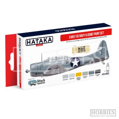 Hataka Early US & USMC WWII Paint Set