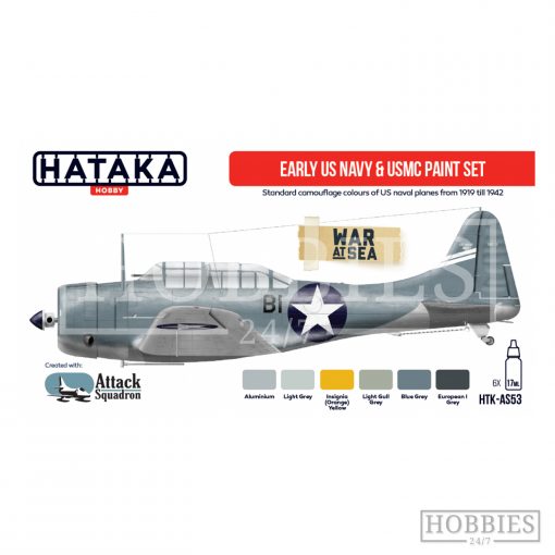 Hataka Early US & USMC WWII Paint Set Picture 3