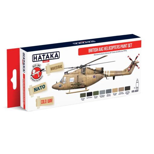 Hataka British Aac Helicopters Modern Paint Set