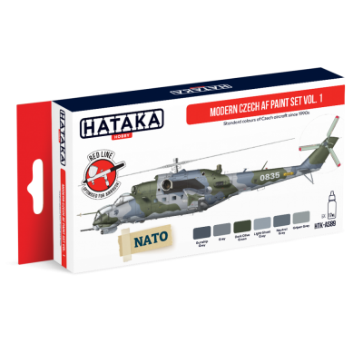 Hataka Modern Czech Air Force V1 Modern Paint Set