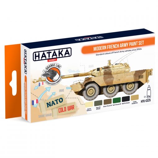Hataka Modern French Army Lacquer Paint Set
