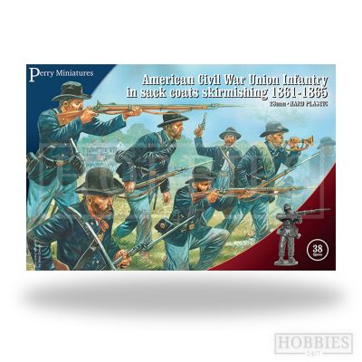 Perry Miniatures Acw Union Infantry In Sack Coats 28mm Figures
