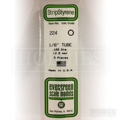 Evergreen Styrene Tube EG224 3.2mm