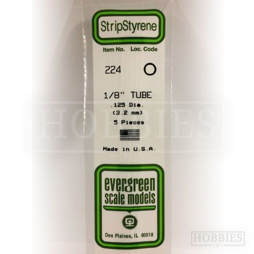 Evergreen Styrene Tube EG224 3.2mm