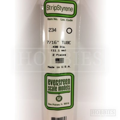 Evergreen Styrene Tube EG234 11.1mm