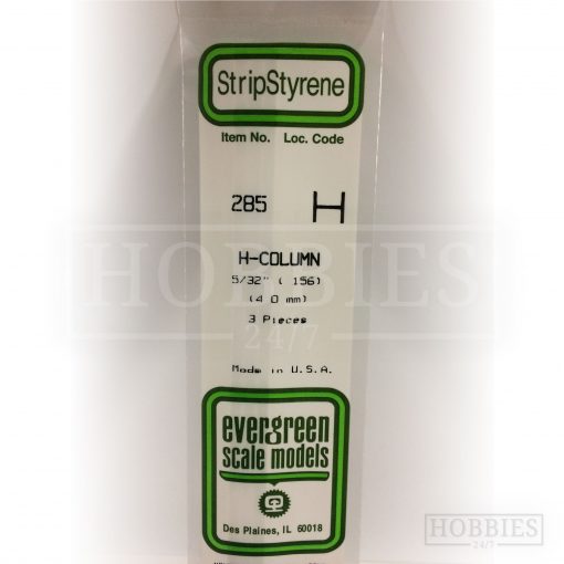 Evergreen Styrene H-Column EG285 4mm