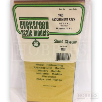 Evergreen 15X30cm Transparent Sheets Mixed 0.25mm 8.1mm