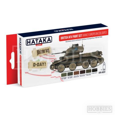 Hataka British Afv WWII European Paint Set
