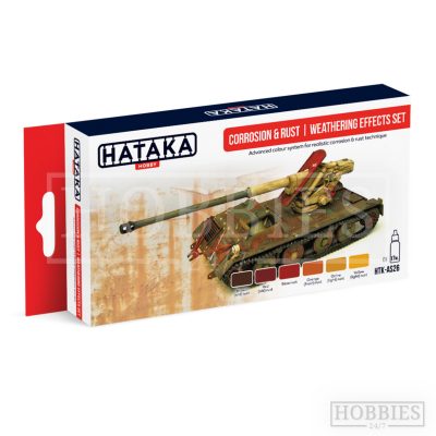 Hataka Corrosion And Rust Weathering Paint Set