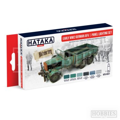 Hataka Early WWII German Afv Panel Lighting Paint Set