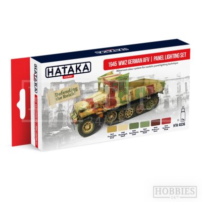 Hataka WWII German Afv Lighting Paint Set