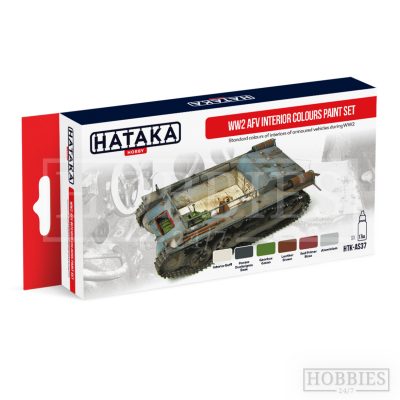 Hataka WWII Afv Interior Colour Paint Set