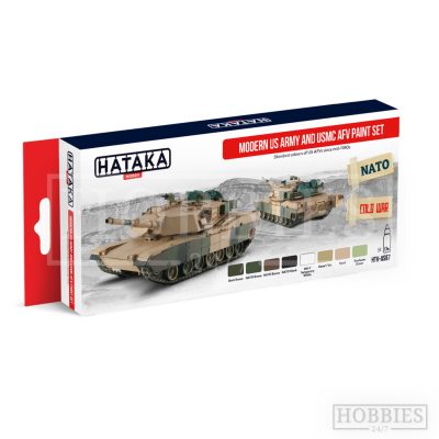 Hataka Modern Us Army And Usmc Afv Paint Set
