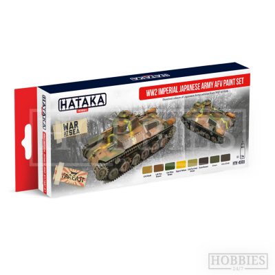 Hataka WWII Imp Japanese Army Afv Paint Set