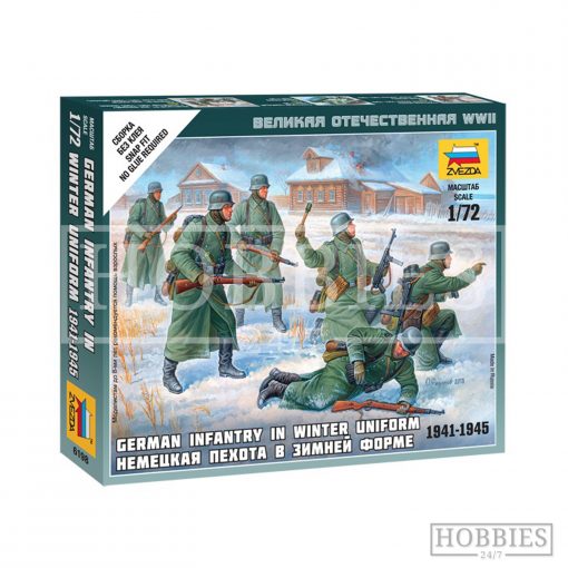 Zvezda WWII German Infantry - Winter 1/72