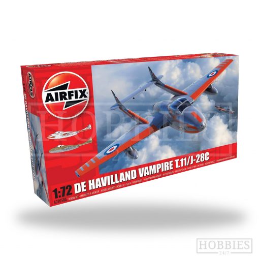 Airfix Dehavilland Vampire T.11 J 28C 1/72 Kit