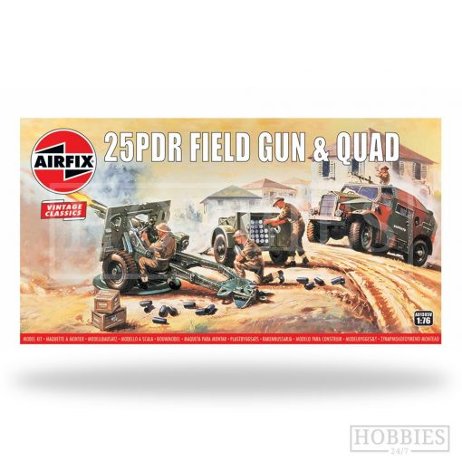 Airfix Vintage Classic 25Pdr Field Gun 1/76