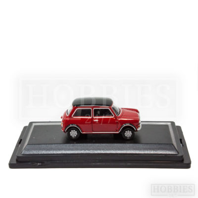 Oxford Mini Cooper MkII Tartan Red/Bl 1/76