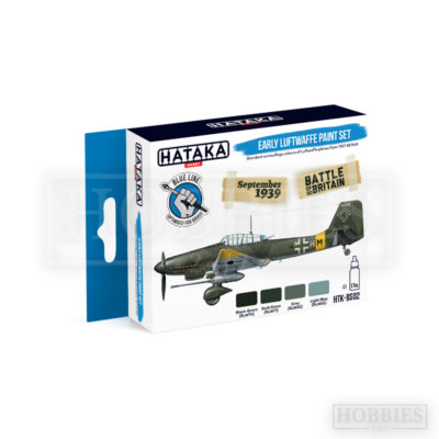 Hataka Early Luftwaffe Paint Set - Blue Line