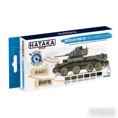 Hataka British AFV WW2 European - Blue Line