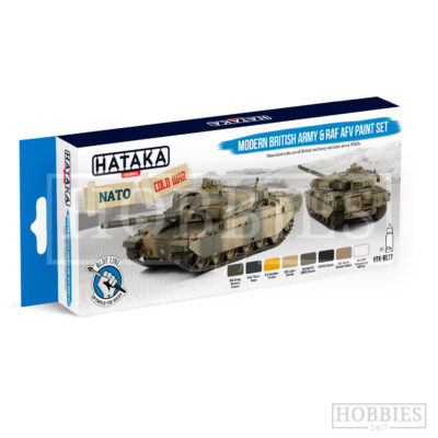 Hataka Modern British Army Raf Afc Paint Set - Blue Line