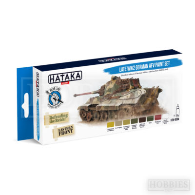 Hataka Late WW2 German AFV Paint Set - Blue Line