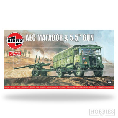 Airfix Vintage Classic AEC Matador & 5.5 Gun 1/76