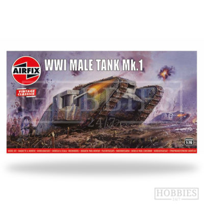 Airfix Vintage Classic WW1 Male Tank Mk1 1/76