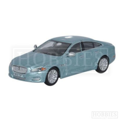 Oxford Jaguar XJ Crystal Blue 1/76