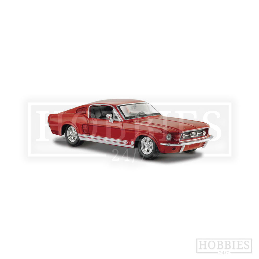 Modèle Réduit Maisto 1/24 - Ford Mustang GT 1967 - Miniature De Collection Neuf