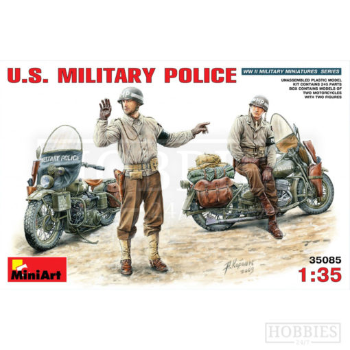Miniart US Military Police with Motorcycle 1/35